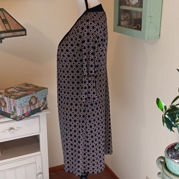 Enfocus Studio Windowpane Dress. Shift. Windowpane - Picture 4 of 10